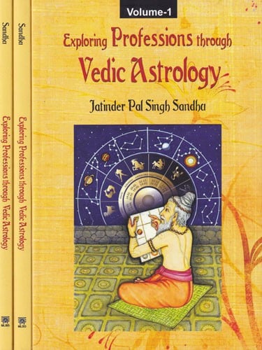 exotic india Exploring Professions through Vedic Astrology (Set of 3 Volumes) 