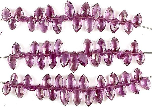 exotic india Faceted Amethyst Marquis | Semi-Precious Gemstone Beads