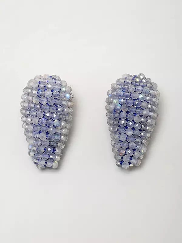 Exotic India Faceted Gemstone Beaded Bunch Drops (Price Per Pair) 