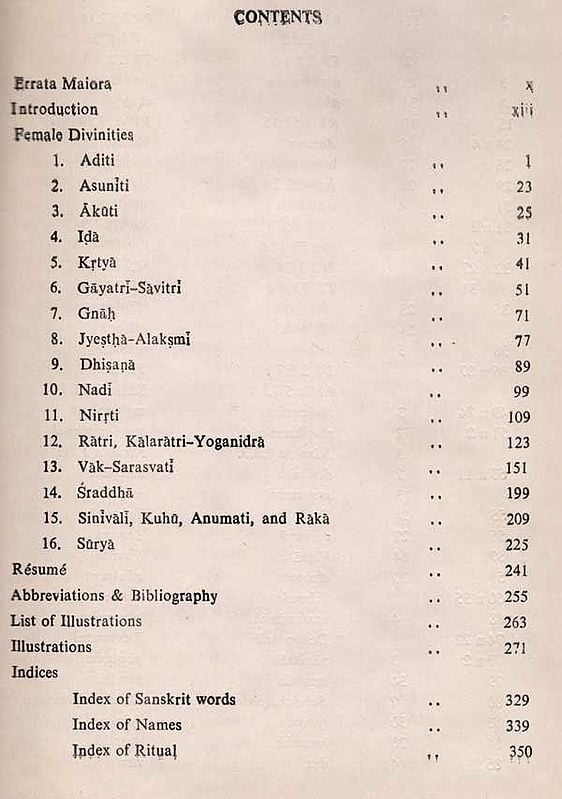 Exotic India Female Divinities In Hindu Mythology And Ritual (An Old And Rare Book) 