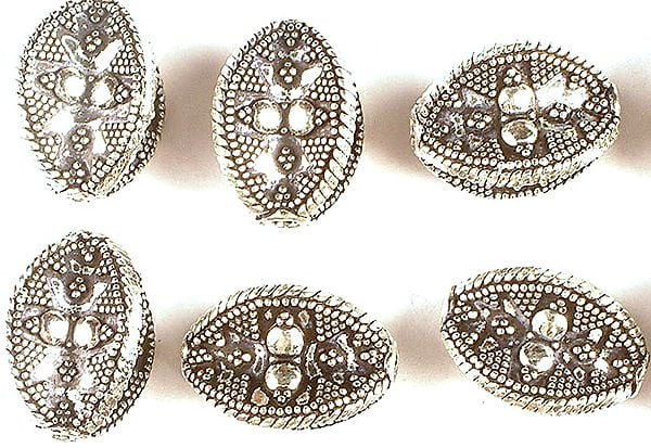 exotic india Fine Beads with Four Split Sides (Price Per Piece) 