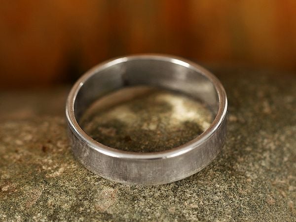 exotic india Flat Silver Band Ring | Sterling Silver Rings 