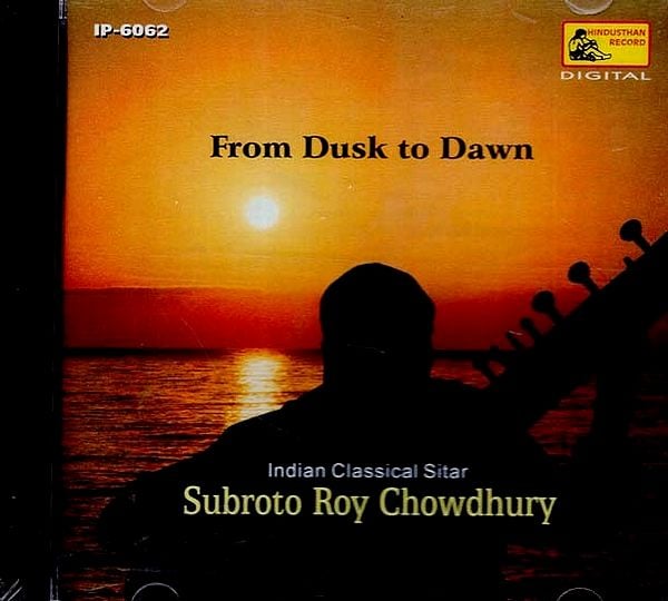 exotic india From Dusk to Dawn- Indian Classical Sitar in Audio CD (Rare: Only One Piece Available) 