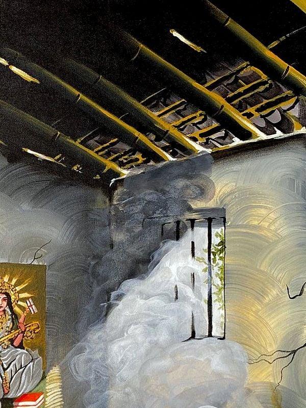 Exotic India From Sarswati To Grihasthi | Acrylic On Canvas | By Prakash Garg 