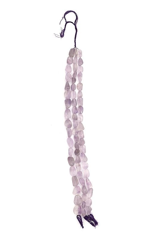 exotic india Frosted Amethyst Nuggets | Semi-Precious Gemstone Beads