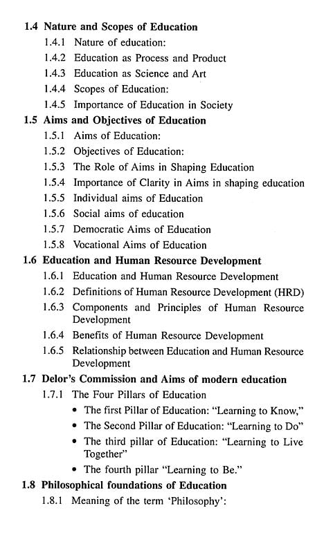 Exotic India Fundamental Aspects Of Philosophy Of Education 