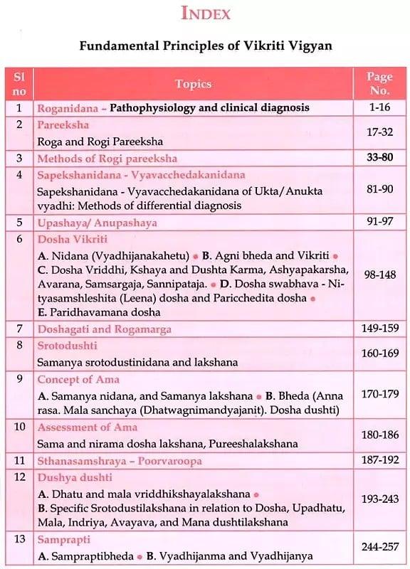 Exotic India Fundamental Principles Of Vikriti Vigyan: As Per The NCISM Syllabus (Volume- 1) 