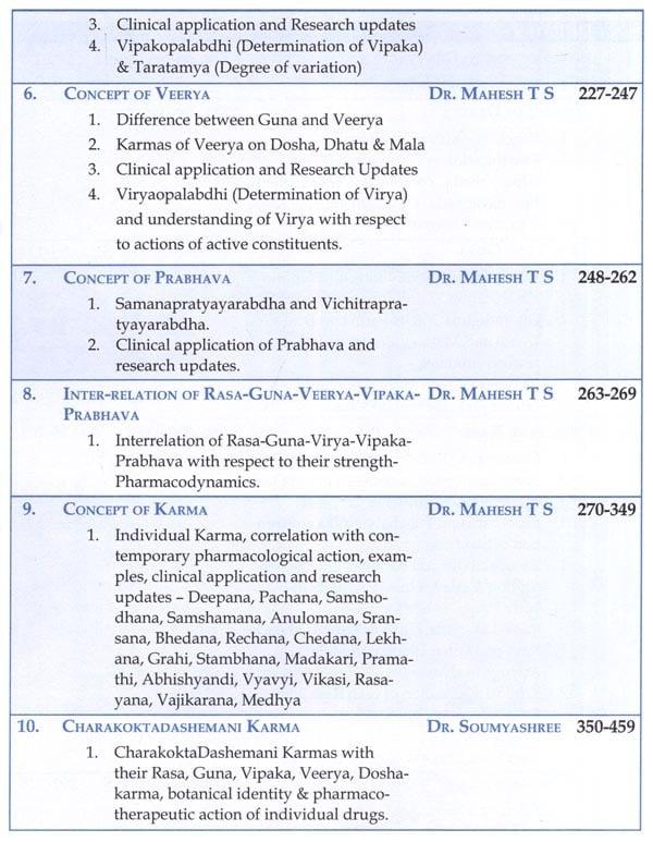 Exotic India Fundamentals Of Dravyaguna (Paper 1- Chapter 1 To 22 Set Of 2 Volumes) 