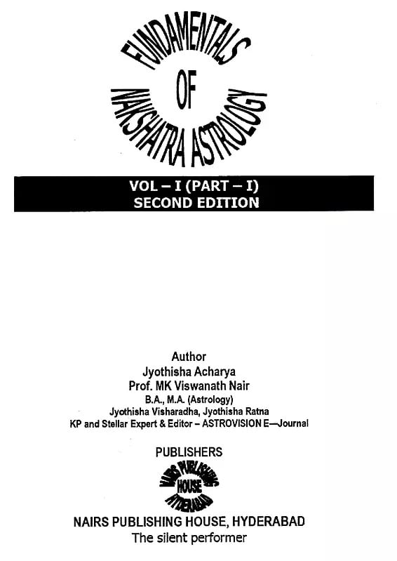 Exotic India Fundamentals Of Nakshatra Astrology (3 Parts In Set Of 2 Volumes) 