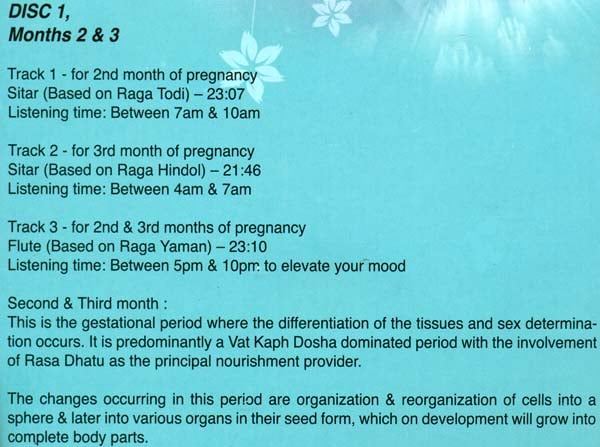 Exotic India Garbhankur: Music Therapy For Expectant Mothers And The Foetus (Set Of 4 Audio CDs) 