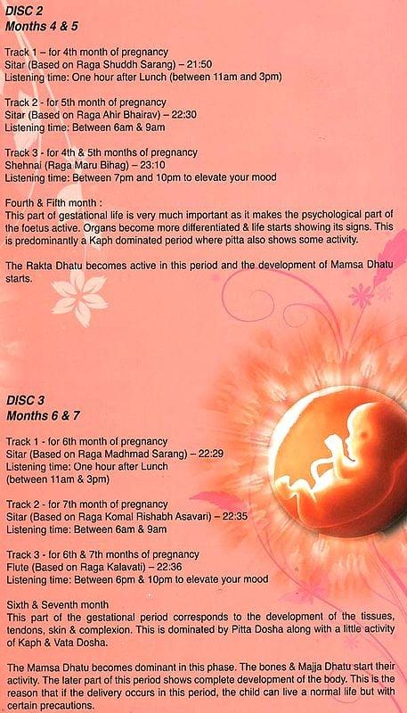 Exotic India Garbhankur: Music Therapy For Expectant Mothers And The Foetus (Set Of 4 Audio CDs) 