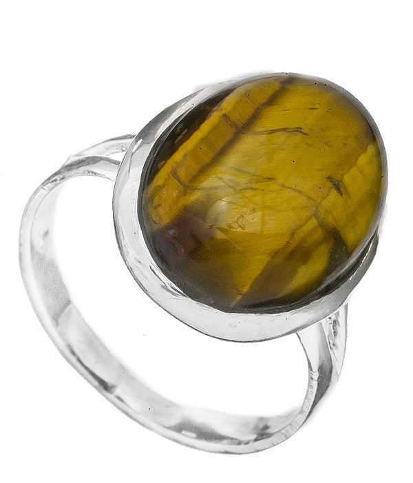 exotic india Gemstone Oval Ring | Sterling Silver Jewelry