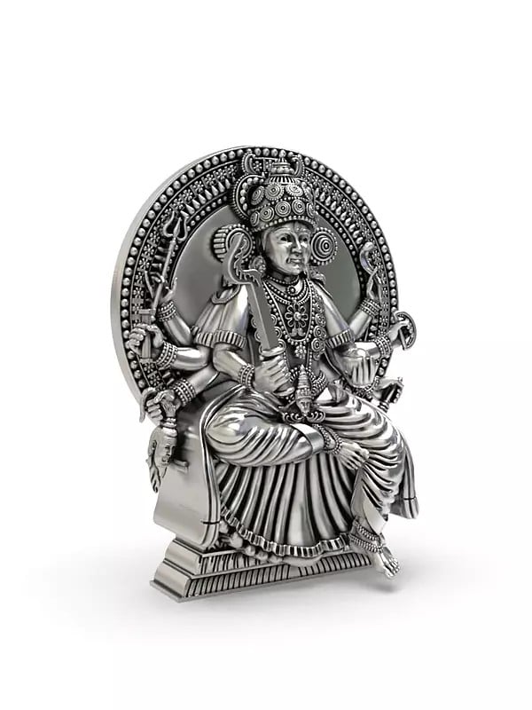 Exotic India Goddess Chottanikkara Bhagavathi Form Of Mahalakshmi Pendant