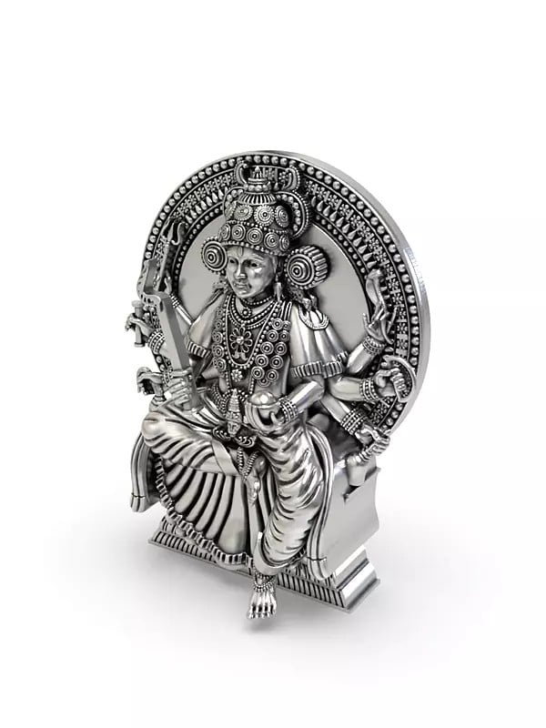 Exotic India Goddess Chottanikkara Bhagavathi Form Of Mahalakshmi Pendant
