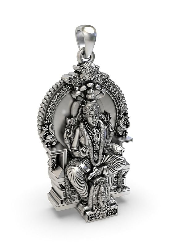 Exotic India Goddess Mariamman - Goddess Of Weather And Fertility Pendant 