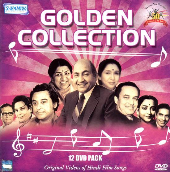 exotic india Golden Collection: Original Videos of Hindu Film Songs (Set of 12 DVDs) 