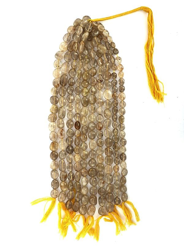 exotic india Golden Rutilated Quartz Beads | Semi-Precious Gemstone Jewelry