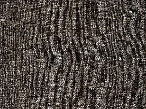 exotic india Gray-Brown Textured Self Katiya Khadi/Khaddar Cotton Fabric from Handloom Laghu Udyog 