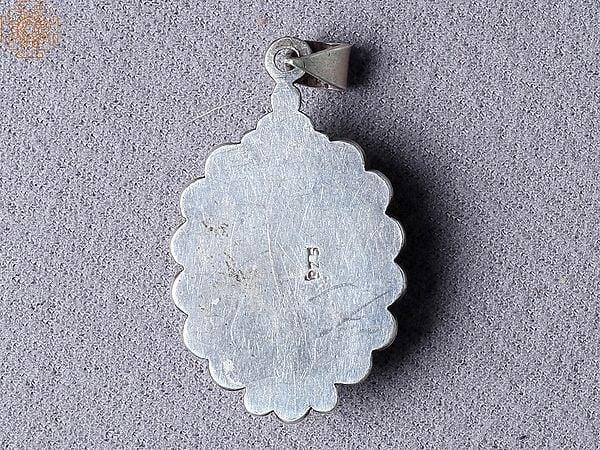 Exotic India Green Ocean Onyx | Moonstone Pendants From Nepal
