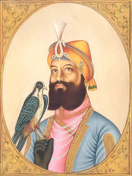 exotic india Guru Gobind Singh The Tenth Sikh Guru. (11th November 1675  7th October 1708) 