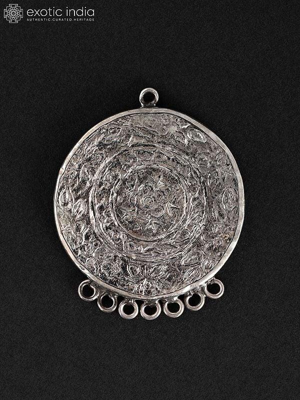 Exotic India Hand-Painted Ardhanarishvara (Shiva Shakti) Pendant