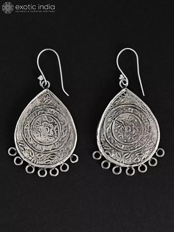Exotic India Hand-Painted Rajasthani Royal Elephant Earrings