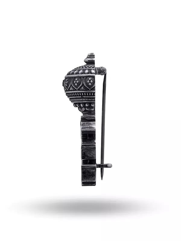 Exotic India Hanuman Gada (TUM RAKSHAK KAHU KO DARNA) Brooch 