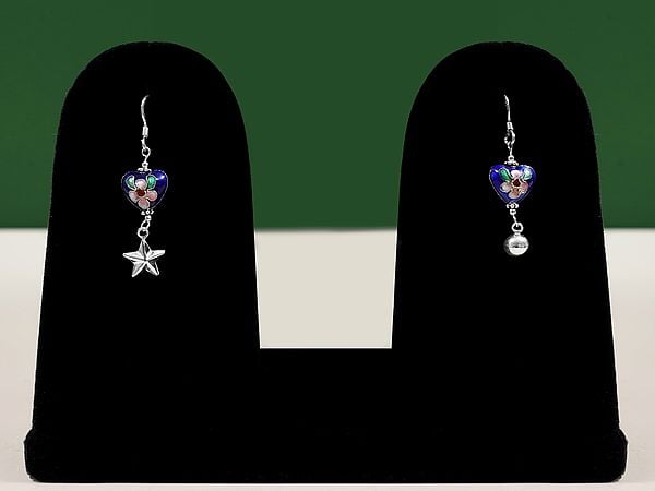 exotic india Heart Design Hook Earring | Sterling Silver Jewelry 