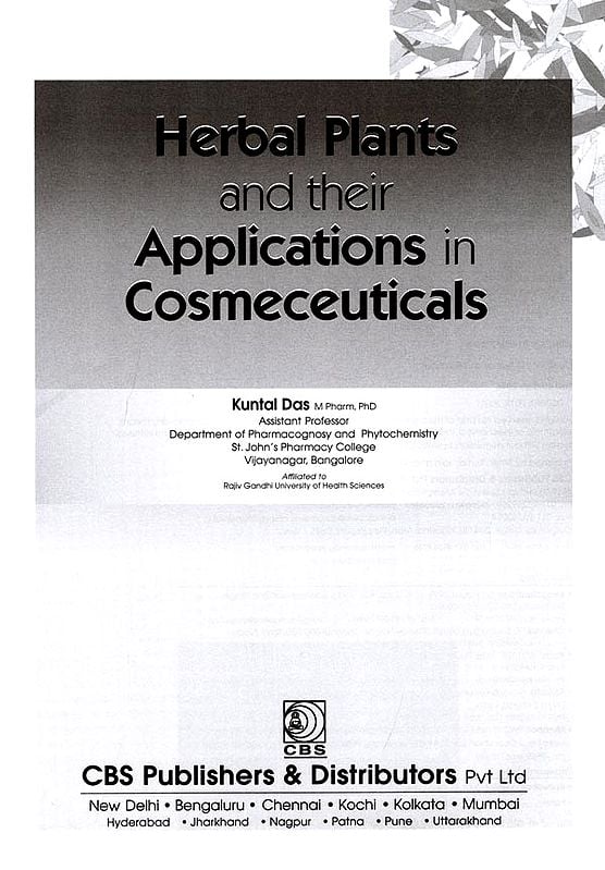 Exotic India Herbal Plants And Their Applications In Cosmeceuticals 