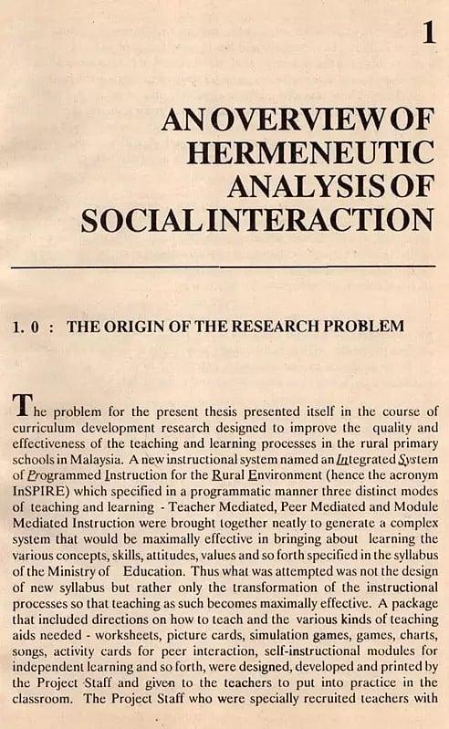 Exotic India Hermeneutic Analysis Of Discourse (An Old And Rare Book) 