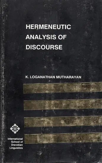 exotic india Hermeneutic Analysis of Discourse (An Old and Rare Book) 