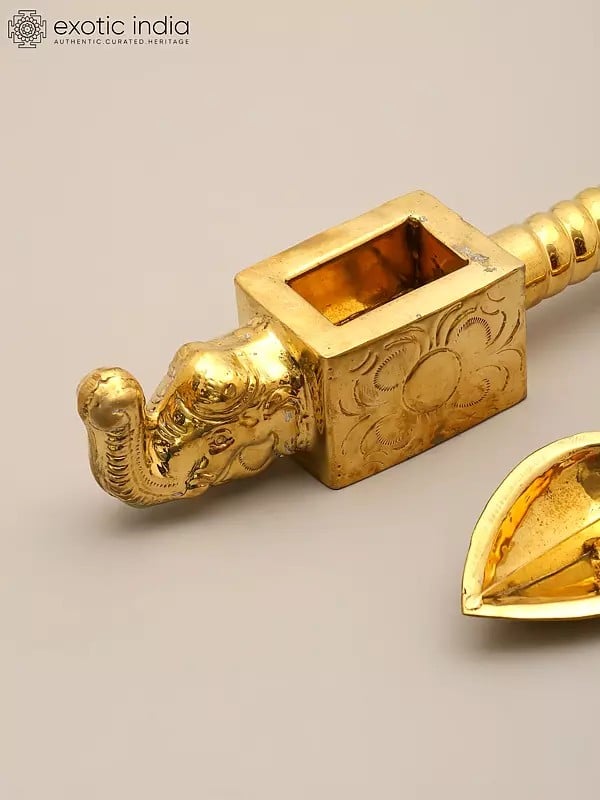 Exotic India Homa Spoon Set For Vedic Sacrifices (Yajna) 