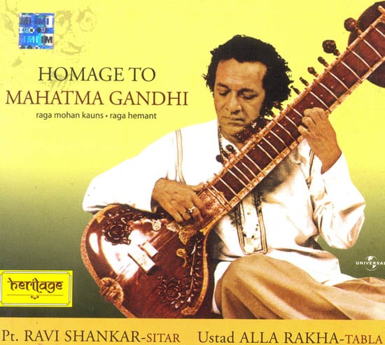 exotic india Homage to Mahatma Gandhi: Raga Mohan Kauns and Raga Hemant (Audio CD) 