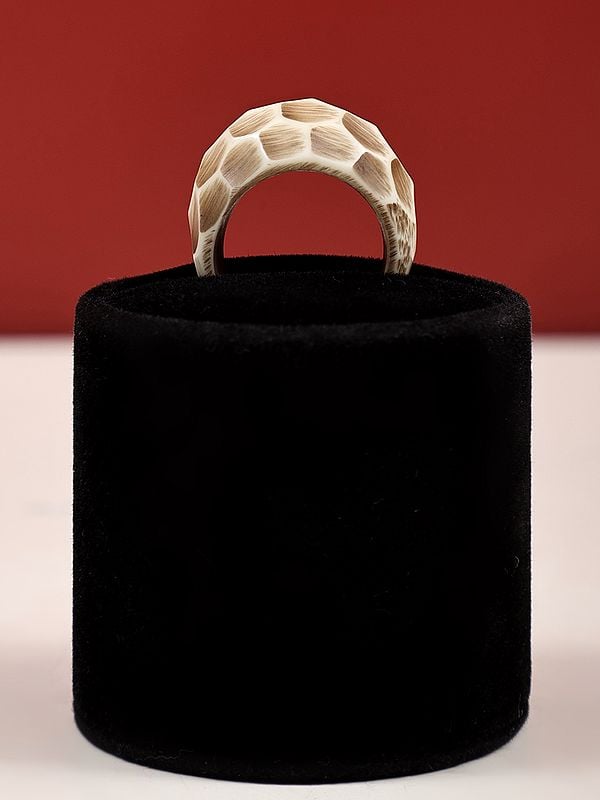 exotic india Honeycomb Design Ring | Indian Fashion Jewelry 