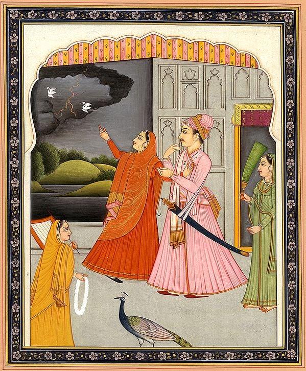 exotic india In the Kangra Idiom | Watercolor Painting on Paper