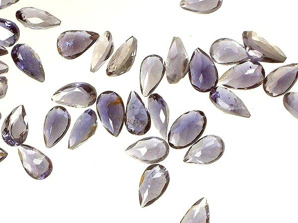 exotic india Iolite 3 X 5 mm Size Pears (Price Per 38 Pcs)