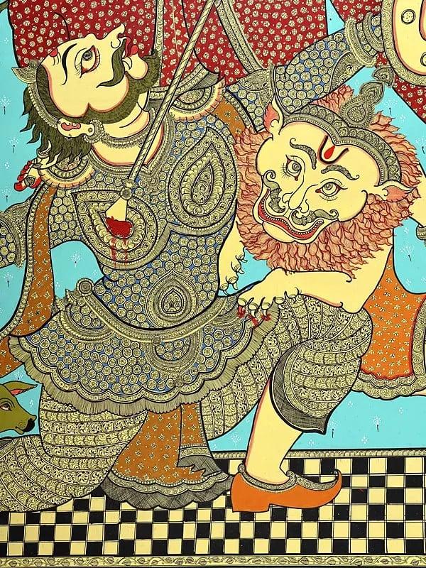 Exotic India Is This The Finest Painting Of Goddess Durga Ever Made ? 