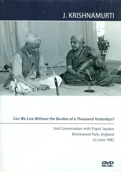 exotic india J. Krishnamurti: Can we Live Without the Burden of a Thousand Yesterdays? (Region Code: All Regions –Black and White) (DVD) 