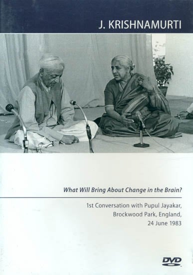 exotic india J. Krishnamurti: What will Bring About Change in the Brain? (Region Code: All Regions –Colour) (DVD) 