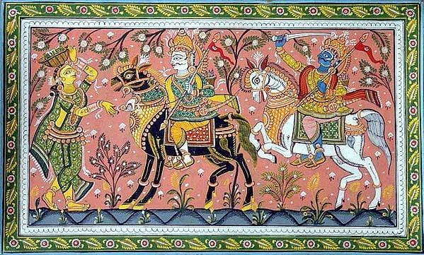 exotic india Jagannath Baladev and Manika the Milk-Maid