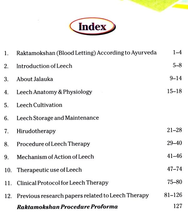 Exotic India जलौकावचारण एवं रक्तमोक्षण: Jalaukavacharana And Raktamokshana- Leech Therapy 