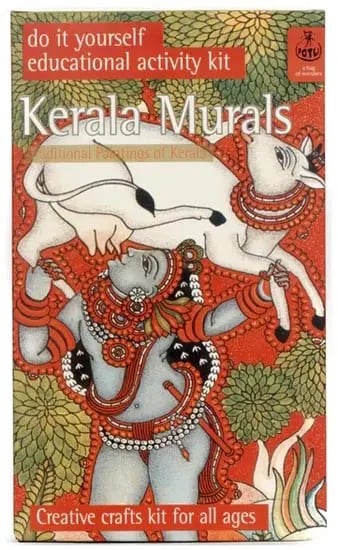 exotic india Kerala Murals (Do it Yourself Educational Activity Kit)