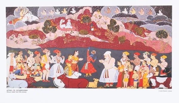 Exotic India Krishna In Miniatures (Album Of Art Treasures- Series Four) 