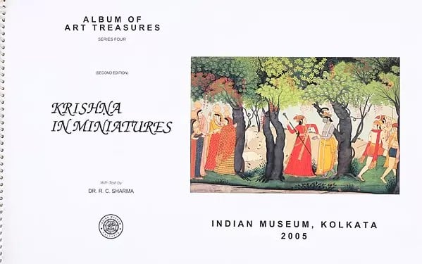 exotic india Krishna in Miniatures (Album of Art Treasures- Series Four) 
