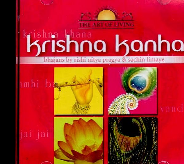 exotic india Krishna Kanha: Bhajans By Rishi Nitya Pragya & Sachin Limaye in Audio CD (Rare: Only One Piece Available) 