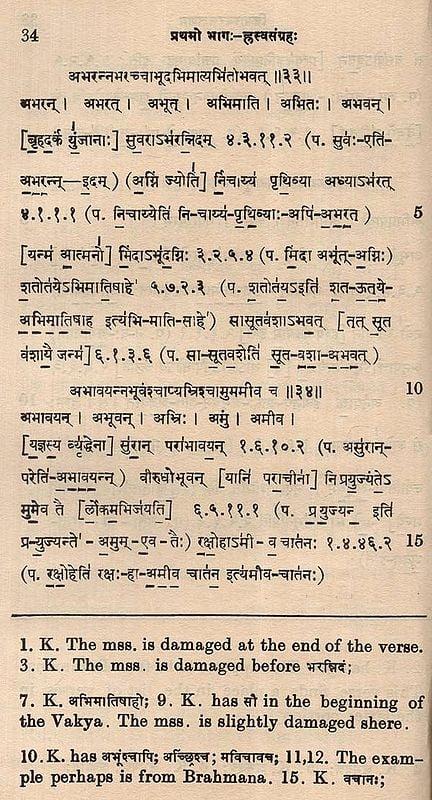 Exotic India Kriya Svara Laksanam Or Yohi Bhasyam By Suru Bhatta (An Old And Rare Book) 