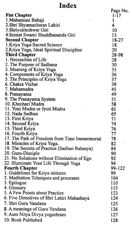 Exotic India Kriya Yoga Vijnan: The Science Of Kriya Yoga 