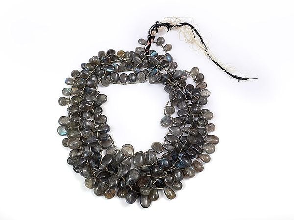 Exotic India Labradorite Briolette (Price Of 1 String)