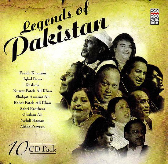 exotic india Legends of Pakistan (Set of 10 Audio CDs) 