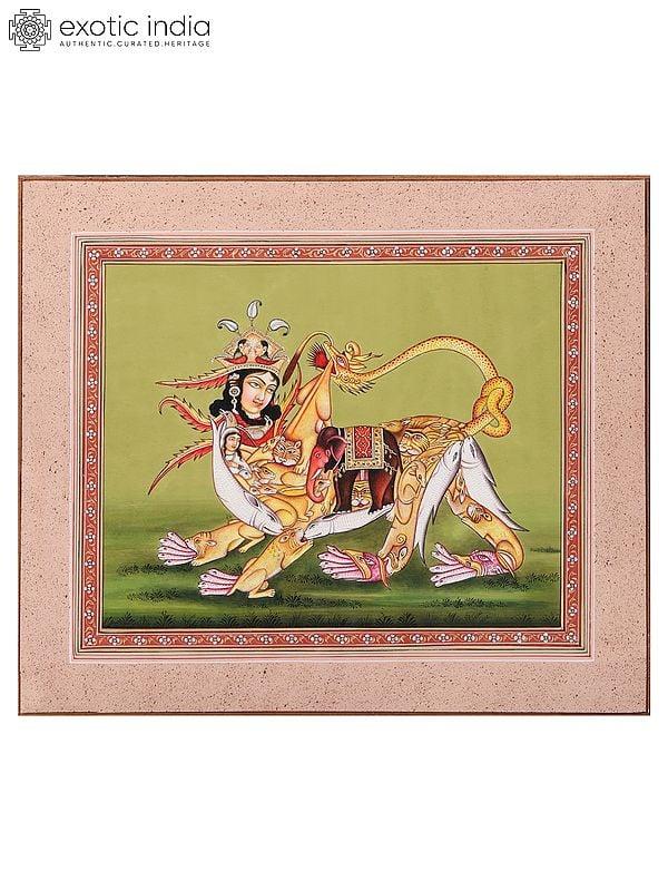 exotic india Lioness with Face of a Woman - A Grotesque 